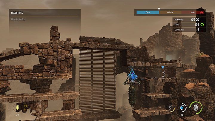 Pozostało już tylko opuszczenie tej lokacji - Oddworld Soulstorm: Ochranianie innych Mudokonów, The Ruins - solucja - Oddworld Soulstorm - poradnik do gry