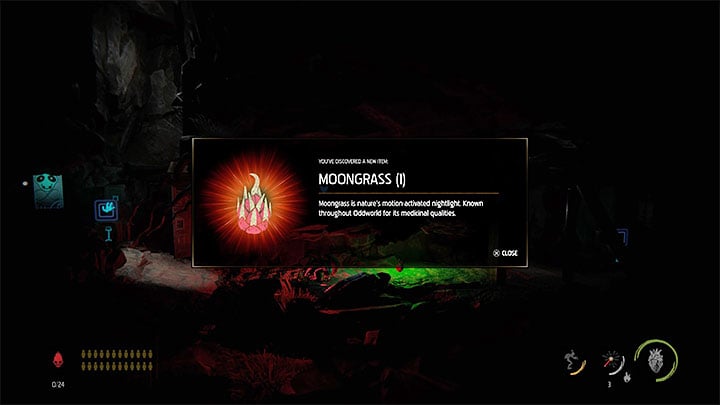 Niedługo po zdobyciu flar Abe zmuszony zostanie do przeciśnięcia się przez wąski tunel - Oddworld Soulstorm: Zebranie składników antidotum, The Funicular - solucja - Oddworld Soulstorm - poradnik do gry
