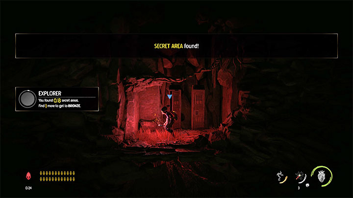Po dotarciu do nowego kamienia Story Stone możemy zgodnie z sugestią gry przetestować używanie śpiewu (Chanting) i sfery Chi Orb do skanowania i rozświetlania ciemnych lokacji - Oddworld Soulstorm: Zebranie składników antidotum, The Funicular - solucja - Oddworld Soulstorm - poradnik do gry