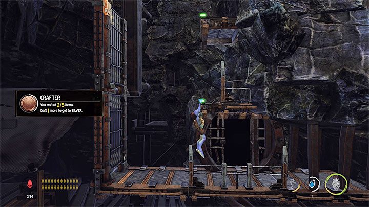 Udajemy się w lewo, czyli w pobliże zbadanej wcześniej trzeciej kopalni - Oddworld Soulstorm: Uleczenie chorych Mudokonów, The Funicular - solucja - Oddworld Soulstorm - poradnik do gry