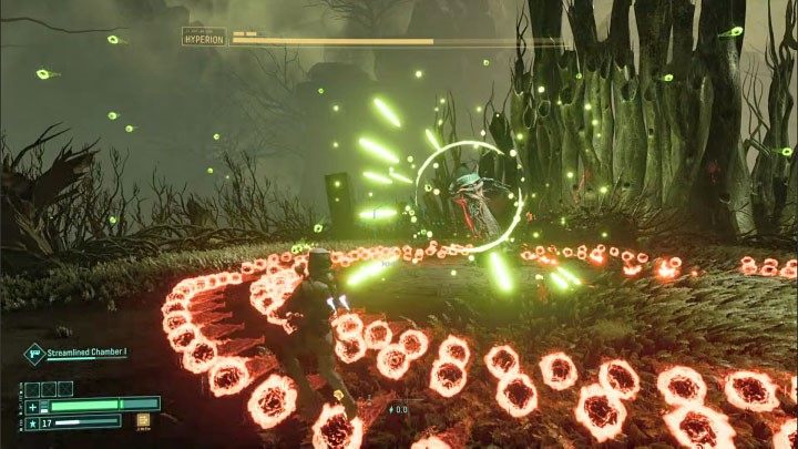 Pod koniec eksploracji Ruin Pogłosu będziecie musieli zmierzyć się z czwartym bossem gry Returnal, Hyperionem - Returnal: Ruiny Pogłosu/Echoing Ruins - biom - Returnal - poradnik do gry