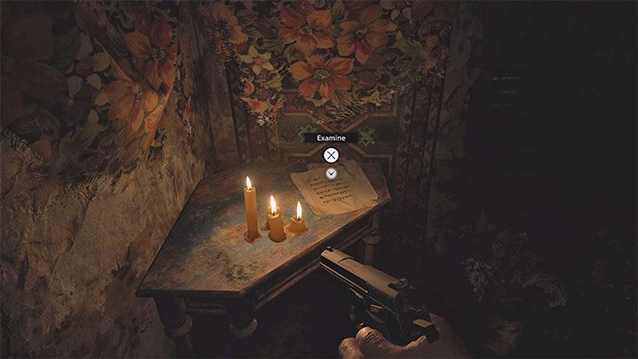 Notatka jest na małym narożnym stoliku w jednym z budynków w lokacji Maiden of War - Resident Evil Village: Wioska, 1 wizyta - Akta (Files), lista wszystkich - Resident Evil Village - poradnik do gry