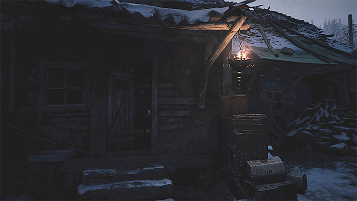 Do pierwszej wizyty w wiosce dojdzie po zaliczeniu krótkiej przeprawy przez las - Resident Evil Village: Pierwsza bitwa w wiosce/Village Square - solucja - Resident Evil Village - poradnik do gry