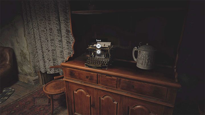 Przy próbie otwarcia frontowych drzwi budynku dojdzie do spotkania z Luizą i innymi osobami ukrywającymi się w jej domu - Resident Evil Village: Dom Luizy/Luizas House - solucja, opis przejścia - Resident Evil Village - poradnik do gry