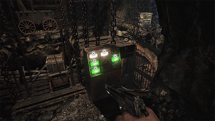 W piwnicy do rozwiązania jest mała i prosta zagadka - Resident Evil Village: Naszyjnik Necklace with Two Holes - jak skompletować? - Resident Evil Village - poradnik do gry