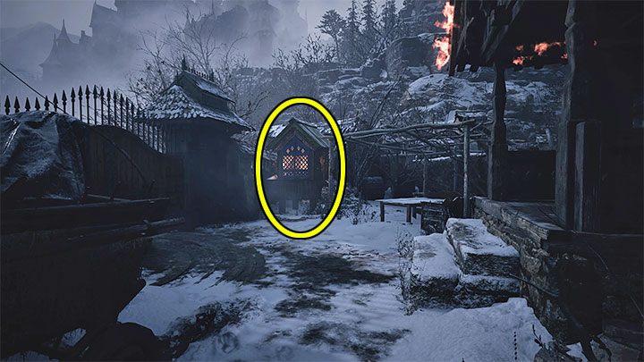 2 - Resident Evil Village: Otwarcie bramy do zamku - herby, rozwiązanie zagadki - Resident Evil Village - poradnik do gry
