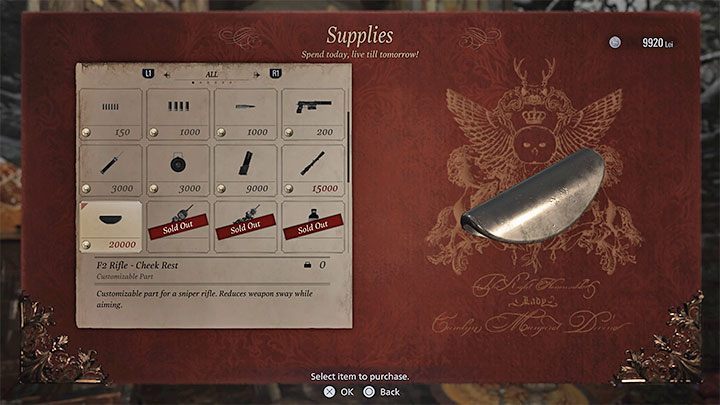 Pierwsza metoda zakłada instalowanie modyfikacji na posiadanych broniach - Resident Evil Village: Broń - jak ulepszać? - Resident Evil Village - poradnik do gry