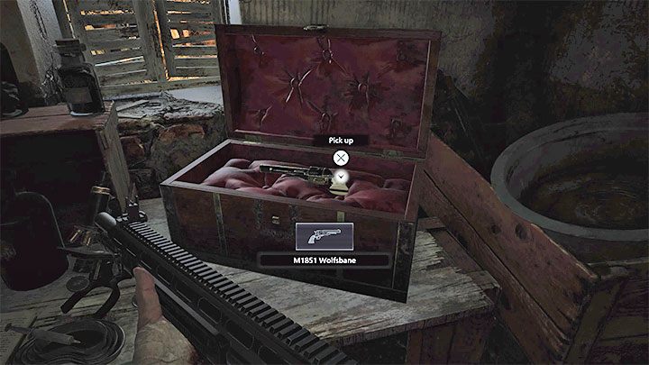 Wewnątrz chatki musicie pozbyć sie pojedynczego potwora - Resident Evil Village: Złote skrzynie - mapa, opisy, lista wszystkich - Resident Evil Village - poradnik do gry