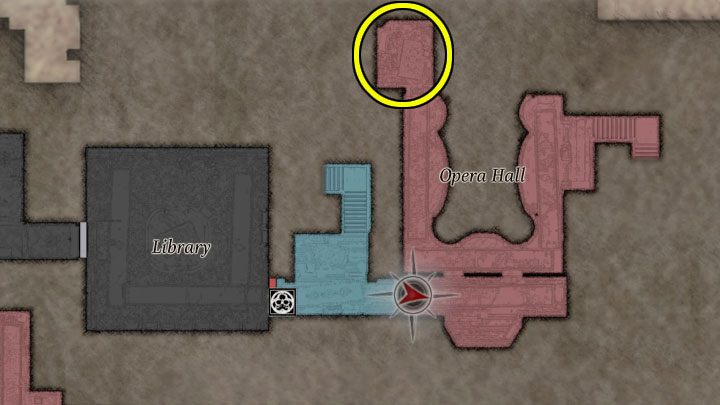 Do makiety z pomieszczenia Merchants Room pasuje kulka Flower Swords Ball, którą możecie znaleźć na końcu korytarza nad pomieszczeniem Opera Hall - Resident Evil Village: Zagadka z labiryntem - rozwiązanie - Resident Evil Village - poradnik do gry