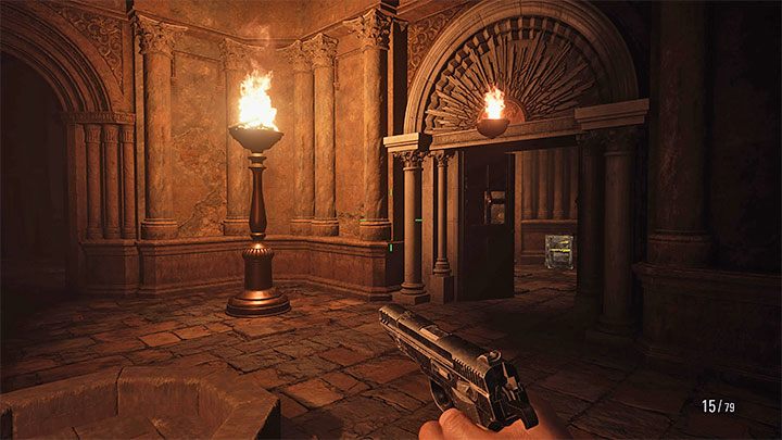 Dotrzecie do mini-lochu z rozpalonym koksownikiem i zauważycie dwa boczne pomieszczenia, które są niedostępne - Resident Evil Village: Medium Rare - trofeum/osiągnięcie, jak zdobyć? - Resident Evil Village - poradnik do gry