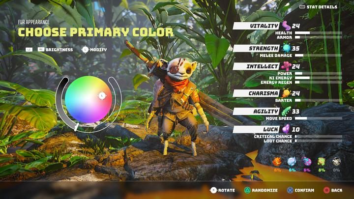 Kolejny krok kreacji własnego bohatera w grze Biomutant jest znacznie prostszy i polegał na dostosowaniu wyglądu postaci - Biomutant: Tworzenie postaci - Biomutant - poradnik do gry
