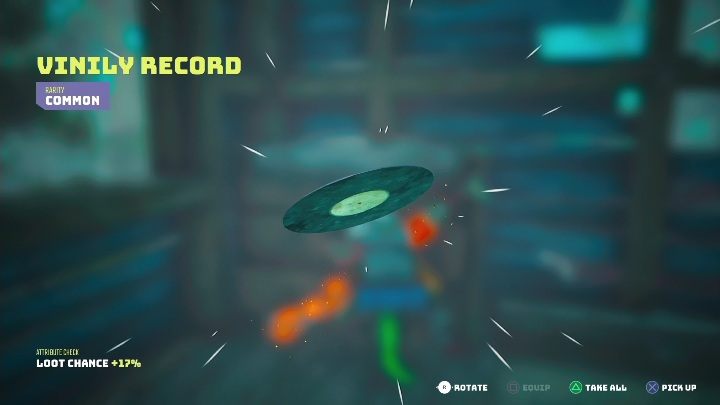 Na początku musicie zdobyć winylowa pływa znajduje się w niebieskim budynku, po lewej stronie od gramofonu - Biomutant: Melodie Kamienioknupów - solucja, opis przejścia - Biomutant - poradnik do gry