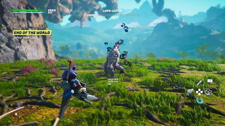 Gdy Lupa-Lupin pokona Sifu, będziecie musieli kontynuować walkę z bossem w pojedynkę - Biomutant: Koniec Świata/End of the World - solucja, opis przejścia - Biomutant - poradnik do gry