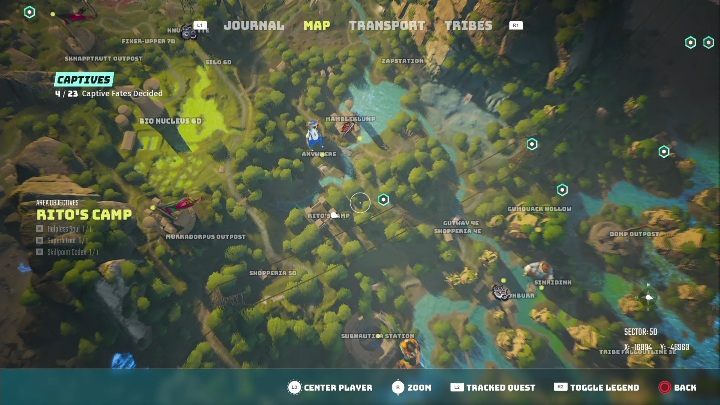Lokalizacja: W obozie wroga, Obóz Rito (Ritos Camp) - Biomutant: Więźniowie - solucja, opis przejścia - Biomutant - poradnik do gry