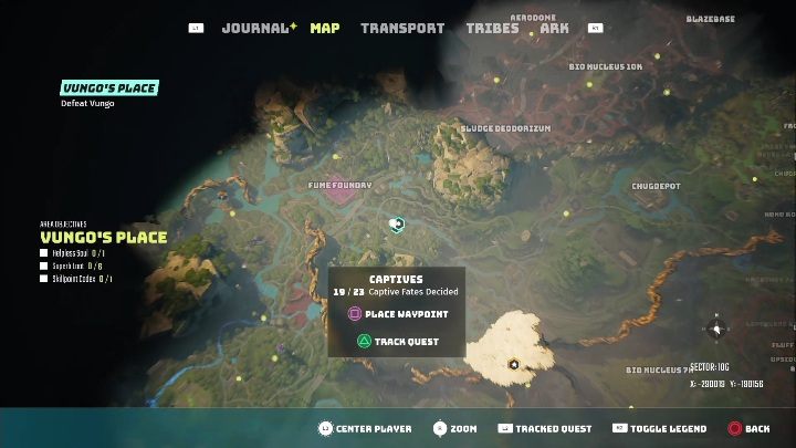 Lokalizacja: Miejscówka Vungo (Vungos Place) - Biomutant: Więźniowie - solucja, opis przejścia - Biomutant - poradnik do gry