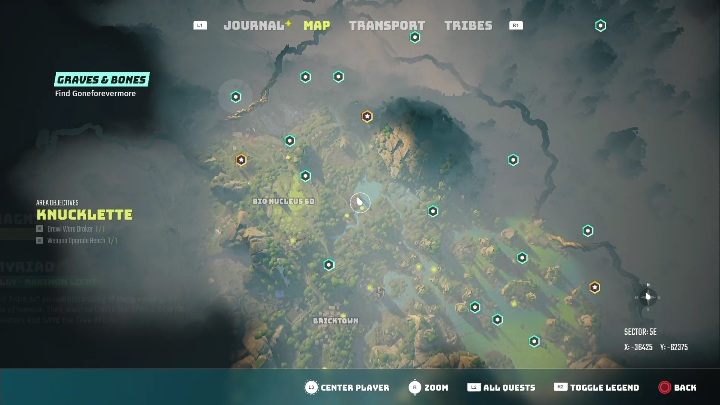Jak zacząć: Porozmawiać z mężczyzną stojącym w środku miasta, Gdziebądzilas (Knucklette) - Biomutant: Szlamowozy - solucja, opis przejścia - Biomutant - poradnik do gry