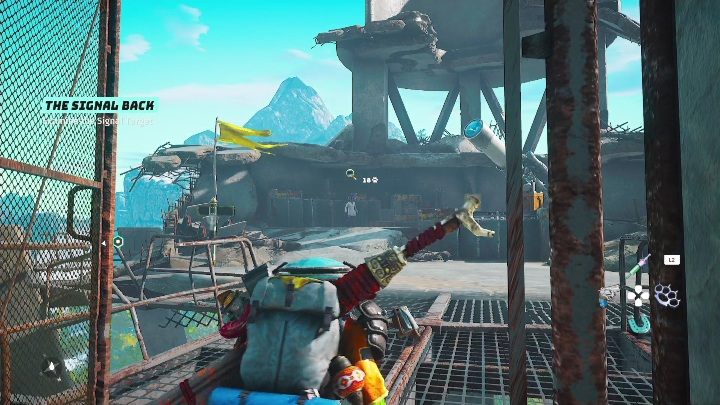 Jak zacząć: Porozmawiać z kobietą znajdującą się na szczycie obserwatorium - Wypatrywalnia (Watchout) - Biomutant: Nova - solucja, opis przejścia - Biomutant - poradnik do gry