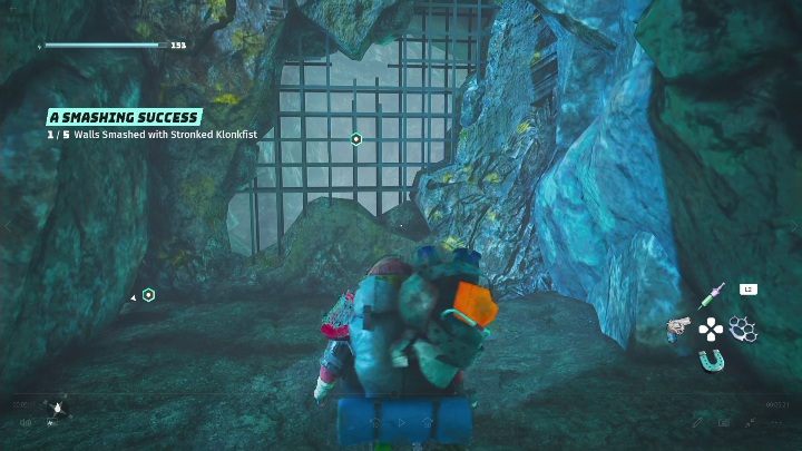 Popękana ściana jest dobrze widoczna - Biomutant: Bumpięść - solucja, opis przejścia - Biomutant - poradnik do gry