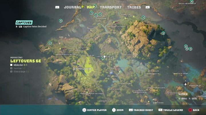 Lokalizacja: Pozostałości 6E (Leftovers 6E) - Biomutant: Znajdź Strunobrzdęki - solucja, opis przejścia - Biomutant - poradnik do gry