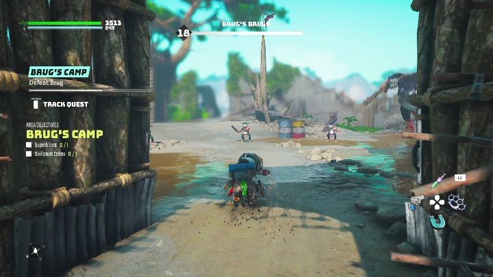 W obozie wroga będzie kilka przeciwników i dwóch minibosów - Biomutant: Porządki - solucja, opis przejścia, wszystkie wrogie obozy - Biomutant - poradnik do gry