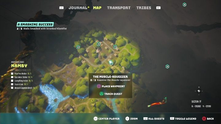 Lokalizacja: Nambi (Namby) - Biomutant: Mięśniościskacz - solucja, opis przejścia - Biomutant - poradnik do gry