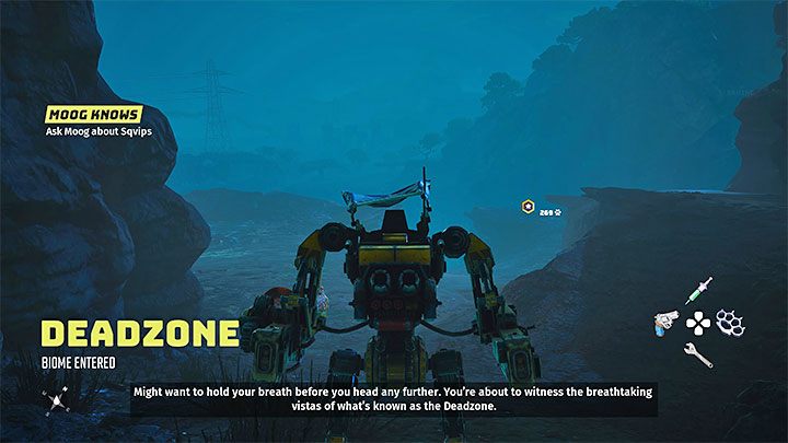 Mech bardzo przydaje się do eksploracji skażonych terenów ze szczególnym uwzględnieniem strefy Deadzone - Biomutant: Mech Mekton - jak odblokować? - Biomutant - poradnik do gry