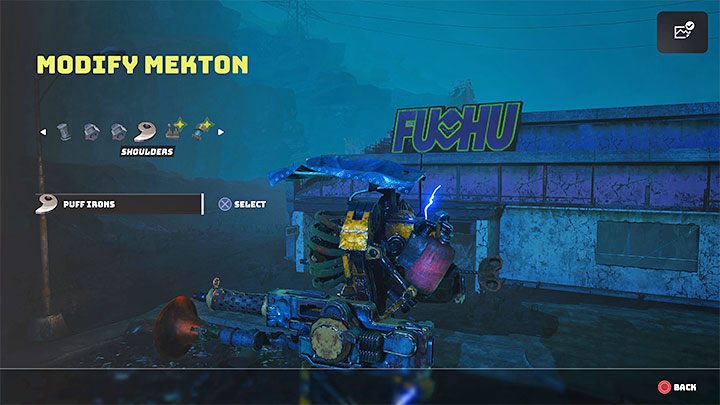 Gra pozwala zmieniać wygląd mecha i możecie tego dokonać przytrzymując dolny kierunek krzyżaka na padzie podczas sterowania Mektonem - Biomutant: Mech Mekton - jak odblokować? - Biomutant - poradnik do gry