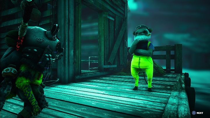 Jak zacząć: Porozmawiać z mężczyzną stojącym przed drewnianym domkiem - w Bulbodno (Burblebottom) - Biomutant: Skrzelek - solucja, opis przejścia - Biomutant - poradnik do gry