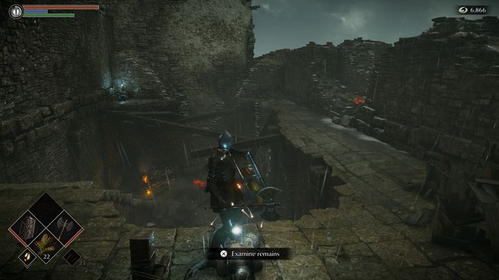 Następnie cofnijcie się i wejdźcie po schodach - Demons Souls Remake: Obrzeża wyspy (4-1) - solucja, opis przejścia - Demons Souls Remake - poradnik do gry