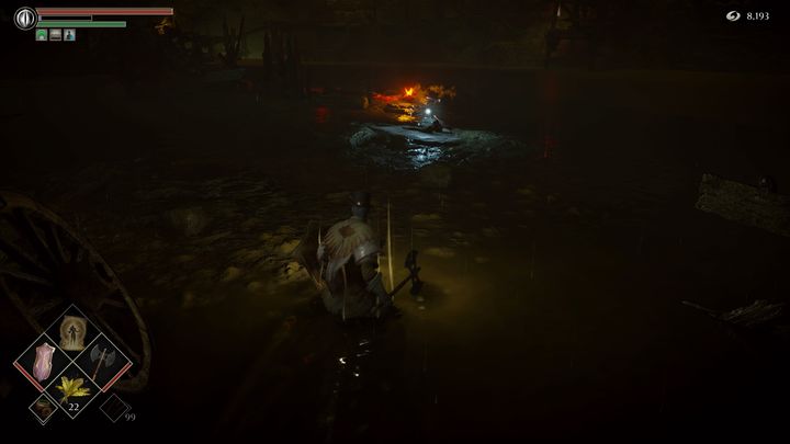 Idącw drugą stronę, podnieście kolejne przedmioty, które znajdują się w bagnie, uważając przy tym na zatrucie postaci - Demons Souls Remake: Bagno smutku (5-2) - solucja, opis przejścia - Demons Souls Remake - poradnik do gry