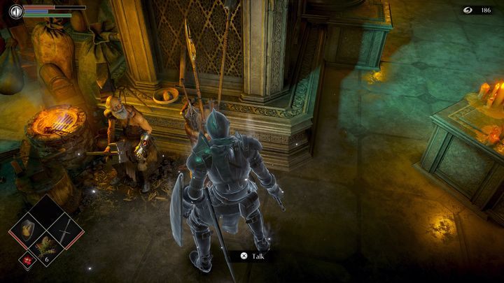 Spójnia to również miejsce, w którym spotkacie większość uwolnionych NPC, dzięki czemu będą oni oferować swoje przedmioty lub nauki - Demons Souls Remake: Spójnia (Nexus) - Demons Souls Remake - poradnik do gry