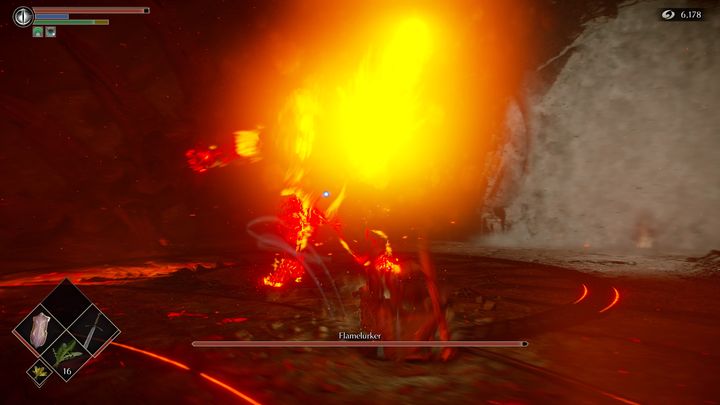 Zazwyczaj boss będzie atakował, wymachując swoimi rękoma - Demons Souls Remake: Mieszkaniec Płomieni - boss, jak pokonać? - Demons Souls Remake - poradnik do gry