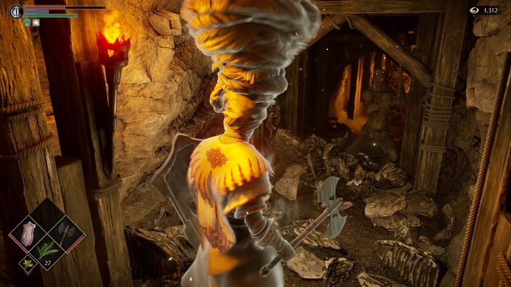 Uważajcie jednakże na przeciwników, którzy pojawią się po zniszczeniu przeszkody - Demons Souls Remake: Miasto tuneli (2-2) - solucja, opis przejścia - Demons Souls Remake - poradnik do gry