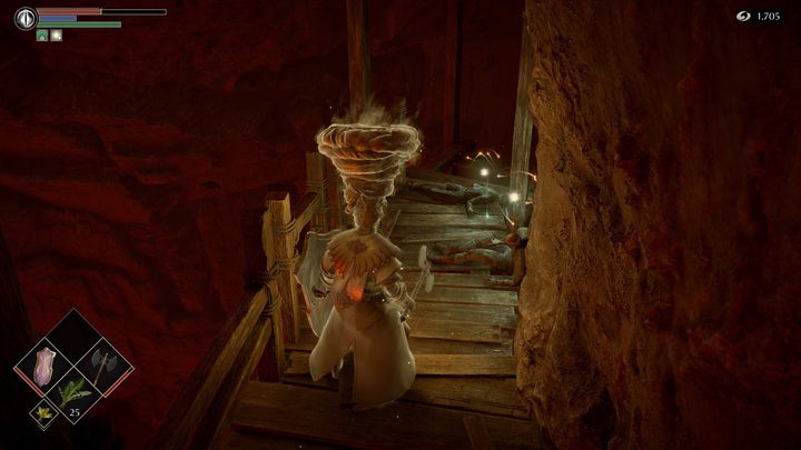 Po prawej stronie od wyjścia znajdują się dwa przedmioty, które możecie podnieść - Demons Souls Remake: Miasto tuneli (2-2) - solucja, opis przejścia - Demons Souls Remake - poradnik do gry