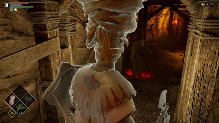 Do podniesienia będą tam kolejne materiały potrzebne do ulepszenia broni - Demons Souls Remake: Miasto tuneli (2-2) - solucja, opis przejścia - Demons Souls Remake - poradnik do gry