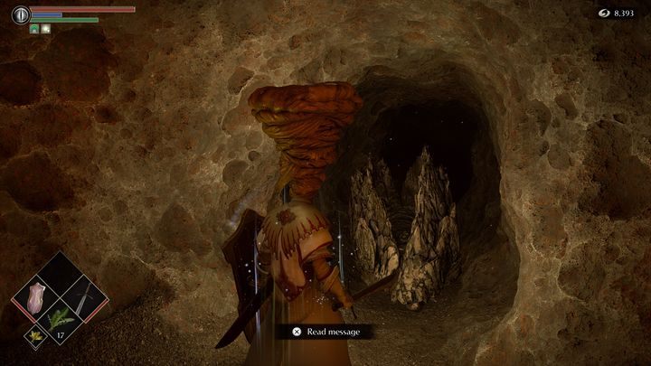 Idąc w głąb tunelu, zauważycie również wejście zablokowane kamienną przeszkodą - Demons Souls Remake: Miasto tuneli (2-2) - solucja, opis przejścia - Demons Souls Remake - poradnik do gry