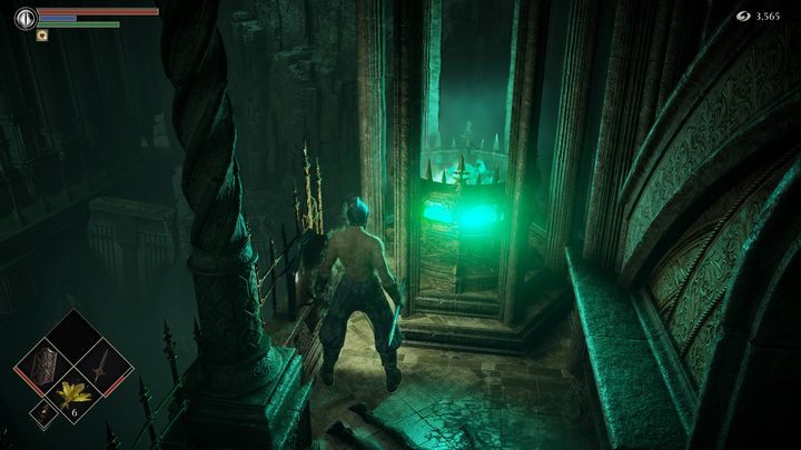 Wchodząc na samą górę i będąc blisko paleniska, odwróćcie się i idźcie przed siebie - Demons Souls Remake: Więzienie Nadziei (3-1) - solucja, opis przejścia - Demons Souls Remake - poradnik do gry