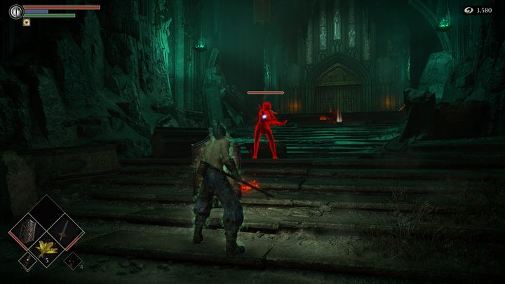 Nie zdziwcie się, jeśli otrzymacie obrażenia nie wiedząc skąd - Demons Souls Remake: Więzienie Nadziei (3-1) - solucja, opis przejścia - Demons Souls Remake - poradnik do gry