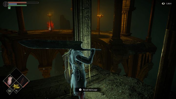 Po zabiciu wrogów możecie udać się na jeszcze wyższe piętro, jednakże nie przejdziecie dalej, jeśli Wasza tendencja nie jest biała - Demons Souls Remake: Górna Latria (3-2) - solucja, opis przejścia - Demons Souls Remake - poradnik do gry