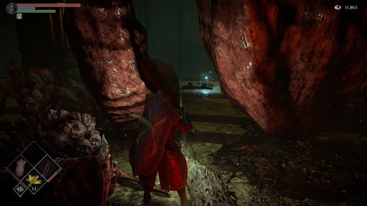 Część wiszącej istoty znajduje się również tutaj - Demons Souls Remake: Górna Latria (3-2) - solucja, opis przejścia - Demons Souls Remake - poradnik do gry
