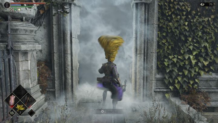 Następnie wróćcie do miejsca, gdzie widzieliście naprzeciw siebie kuszników - Demons Souls Remake: Wewnętrzny Dziedziniec (1-3) - solucja, opis przejścia - Demons Souls Remake - poradnik do gry