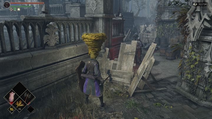 Po otwarciu bramy, odblokujecie również skrót w przypadku śmierci - Demons Souls Remake: Wewnętrzny Dziedziniec (1-3) - solucja, opis przejścia - Demons Souls Remake - poradnik do gry