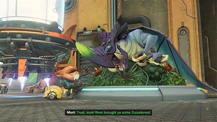 To pierwszy spośród trzech sekretów powiązanych z Trudi, czyli zaprzyjaźnionym zwierzakiem Mortów - Ratchet & Clank Rift Apart: Sargasso - znajdźki, lista wszystkich, mapa - Ratchet & Clank Rift Apart - poradnik do gry