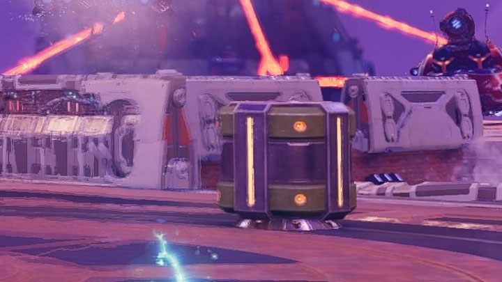 Musicie bardzo regularnie docierać do skrzynek zlokalizowanych wokół centralnego obszaru, w których będzie znajdowała się amunicja do Pana Wojny - Ratchet & Clank Rift Apart: Arena, Srebrny puchar - solucja, wszystkie walki - Ratchet & Clank Rift Apart - poradnik do gry