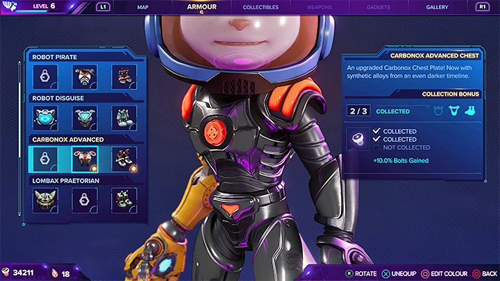 Nagrodą za pokonanie Skolopendry jest korpus Karbonox - Ratchet & Clank Rift Apart: Arena, Srebrny puchar - solucja, wszystkie walki - Ratchet & Clank Rift Apart - poradnik do gry