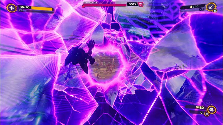 Prowadźcie walki do momentu gdy Nefariousowi pozostanie połowa paska zdrowia - Ratchet & Clank Rift Apart: Doktor Nefarious, Arena, powrót - jak pokonać? - Ratchet & Clank Rift Apart - poradnik do gry