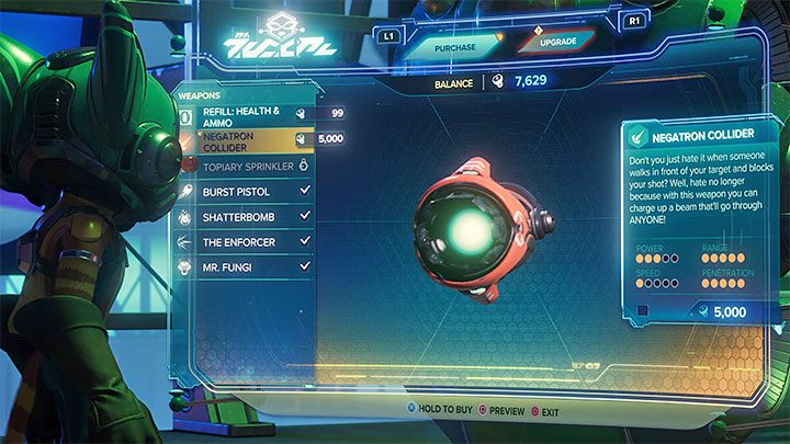 Zderzacz Negatronów kosztuje 5000 śrubek - Ratchet & Clank Rift Apart: Bronie - lista - Ratchet & Clank Rift Apart - poradnik do gry