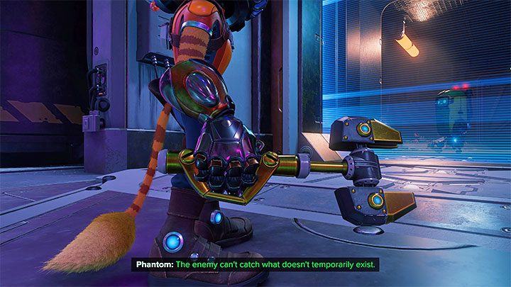 Ratchet otrzyma od Widma rękawicę i odblokowana zostanie zdolność Widmowy pęd - Ratchet & Clank Rift Apart: Bariery, pola siłowe - jak się zachować? - Ratchet & Clank Rift Apart - poradnik do gry