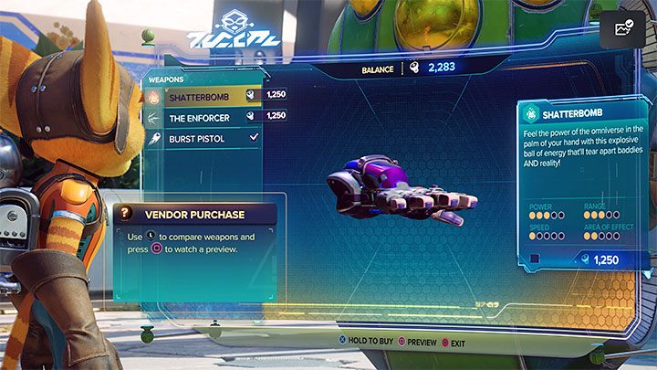 Pani Zurkon to jedyna handlarka w grze - Ratchet & Clank Rift Apart: Pościg za doktorem Nefariousem - solucja - Ratchet & Clank Rift Apart - poradnik do gry