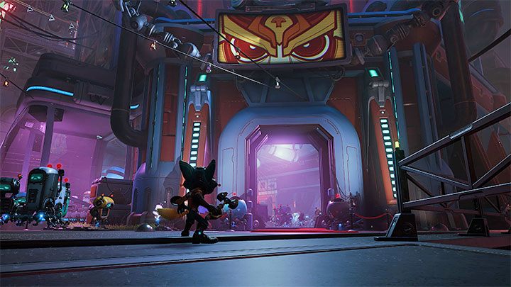 Powróćcie do bariery energetycznej i tym razem udajcie się na południe - Ratchet & Clank Rift Apart: Odwiedziny w Klubie Nefarious - solucja - Ratchet & Clank Rift Apart - poradnik do gry